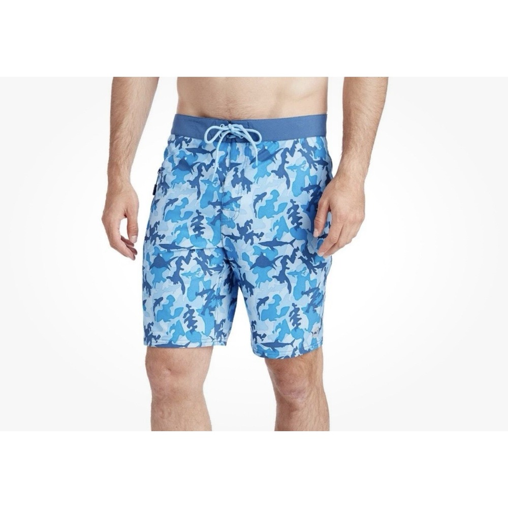 NEW Vineyard Vines Swim‎ Trunks Limited Ed Shark Week Hammerheads Men's Size 32